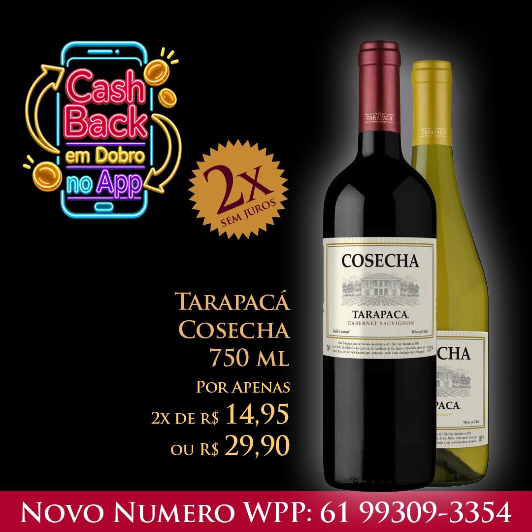Tarapaca Cosecha 750 ml R$ 29,90