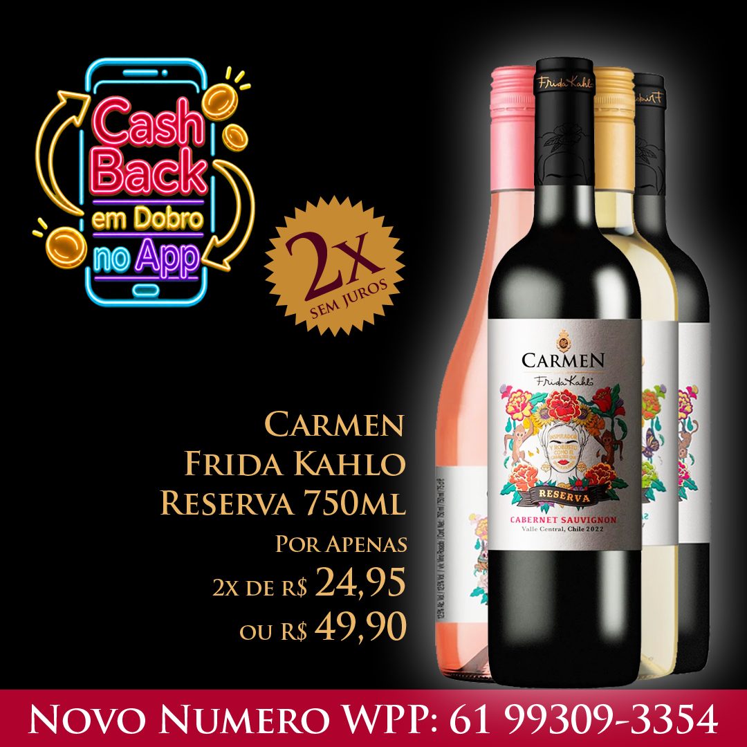 Carmen Frida Kahlo Reserva 750 ml R$ 49,90