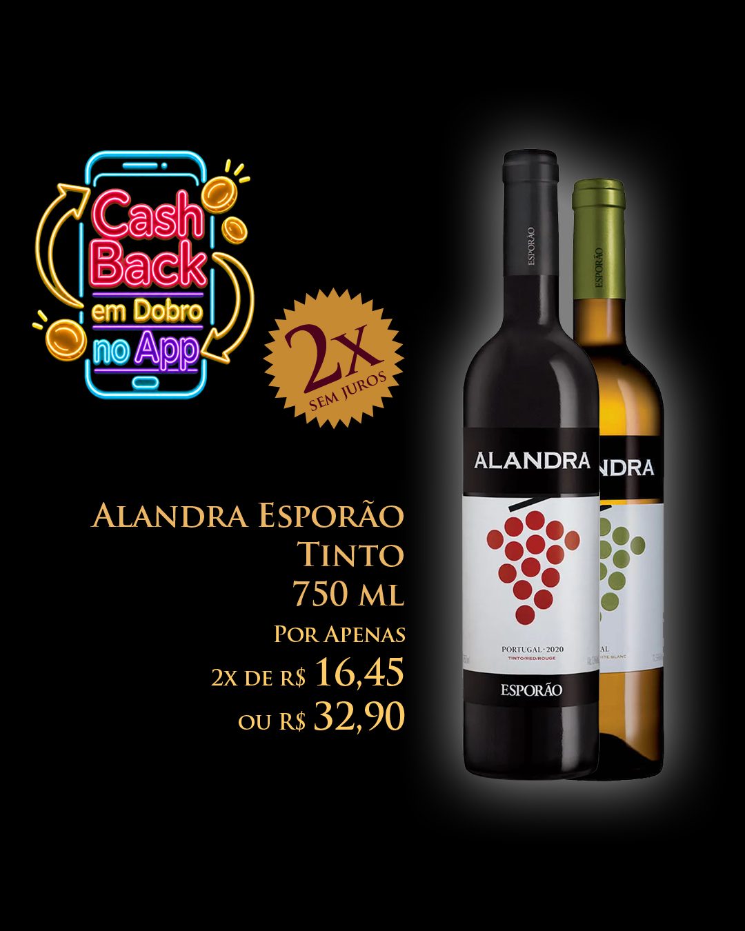 Alandra 750 ml R$ 32,90